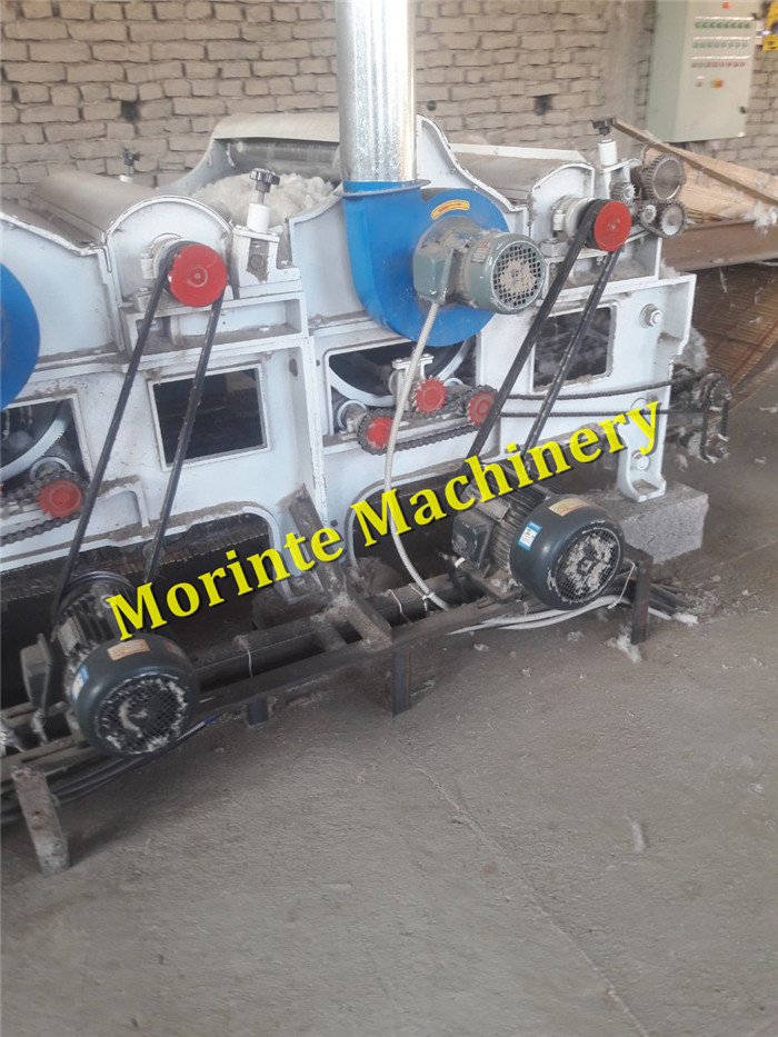 Waste Knitting hosiery socket recycling machine for OE spinning Morinte MT model
