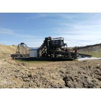 Buy cheap Easy Operation Gold Dredge Boat High Performance With Underwater 4 Angle Wheel product