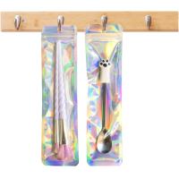 Buy cheap Gift Cosmetic Packaging Bag Smell Proof Holographic Clear Cosmetic Brush Pen product