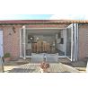 Buy cheap Manual Automatic Open Powder Coated Bifold Doors Aluminium For Home from wholesalers