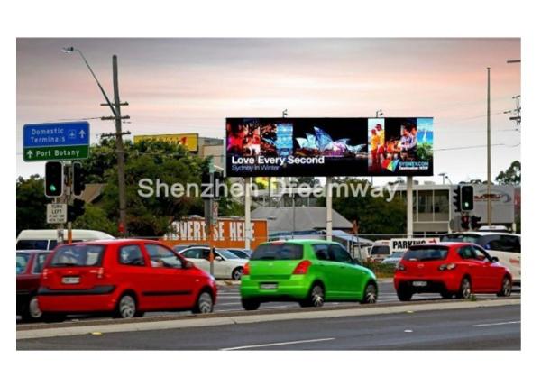 Buy cheap P16 Square Outdoor Roadside Billboard Advertising LED Display , 256mm × 256mm from wholesalers