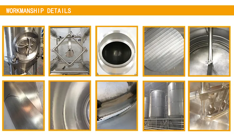 Customized Fermentation Equipment for Wine and Beer Production in 304 Stainless Steel