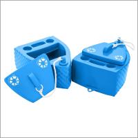 Buy cheap Large Ice Poolside Beer Can Cooler Nifty Tie Off Customized Color Logo product