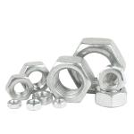 Carbon Steel DIN Standard Galvanized White Blue Zinc Plated Hex Nut with