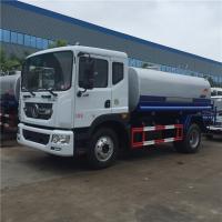 Buy cheap Stainless Steel 190HP Water Tanker Truck , 90km/H Dongfeng Water Truck product