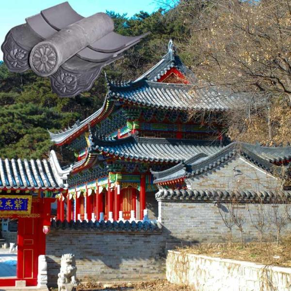 Buy cheap Buddhist Monastery Building Chinese Clay Roof Tiles Temple Roof Covering from wholesalers