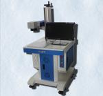 Buy cheap 30W fiber laser marking machine for metal/plastic/tag/key chains/pen laser marker from wholesalers