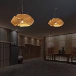 Rattan lantern pendant Lights For Indoor Kitchen Dining room Lighting Fixtures
