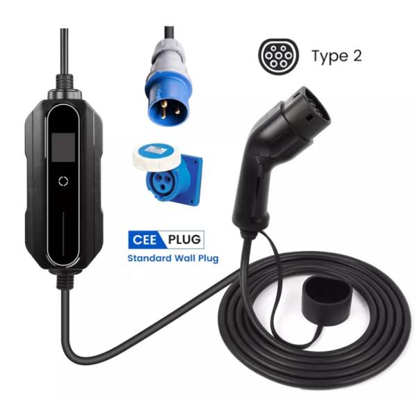 Buy cheap IEC62196 32A Type 2 7.2kw Portable EV Charger Station For Electric Car from wholesalers