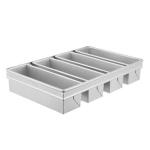 Rk Bakeware Manufacturer China-Nonstick 4 Straps Rye Bread Pan Form