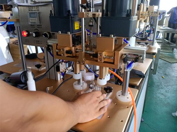 Buy cheap Multifunction 4 Wheel Screw Capping Machine For Plastic Bottles from wholesalers