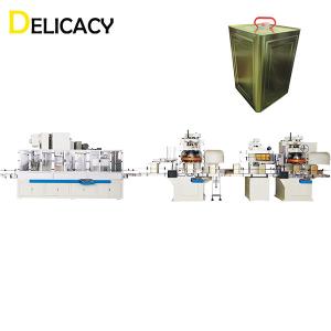 Wholesale 20CPM Automatic Tin Can Production Line , Big Square Tin Making Machine CE Certified from china suppliers