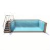Buy cheap Fliter Pump Included Clear Acrylic Glass Prefabricated Swimming Pool for Family Sports from wholesalers
