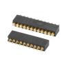 Buy cheap 1.27mm Pogo Pin Connector h1.5mm L8.0 Dip Type Gold Plated Brass Connector 10 pin from wholesalers