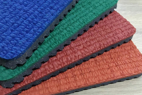 Waterproof Green 1.15g/Cm3 Prefabricated Rubber Running Track