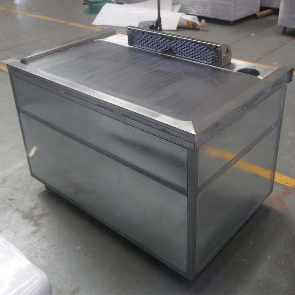 Buy cheap Stainless Steel 304 Teppanyaki Grill Table Gas Heating Customized Dimension from wholesalers