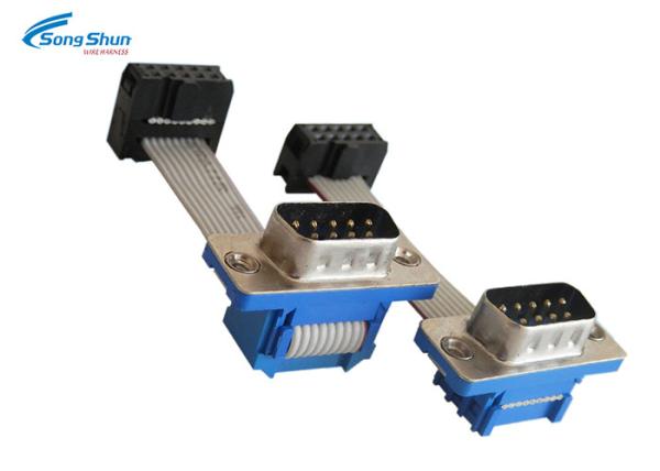 Buy cheap VGA Ribbon Flat Cable Assembly 2.54mm Pitch IDC Connector Bare Copper Conductor from wholesalers
