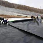 Landfill HDPE Geomembrane Pond Liner with Double Texture UV Resistant and