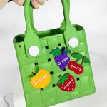 Beautiful Stylish Custom Promotion Gifts Washable EVA Rubber Beach Bag