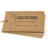 Buy cheap Biodegradable CMYK 300gsm Kraft Paper Hang Tags For Jeans 50x90mm from wholesalers
