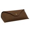 Buy cheap Metal Button Closure Soft Leather Spectacle Cases from wholesalers