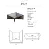 Buy cheap Outdoor Rust Corten Steel Geometric Fire Pit Wood Burning from wholesalers