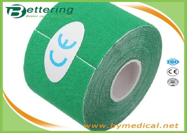 Buy cheap 5cm x 5m Kinesiology Tape Kinesio Tape Waterproof Pure Cotton,Sports Safety Muscle Tape Green Colour from wholesalers