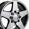 Buy cheap 8-Lug Chevrolet Replica Wheels Rim 20x8.5 For 2500 3500 Silverado Sierra 8x165 Mach'D 5503 from wholesalers