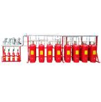 Buy cheap Red Odorless Hfc227ea FM200 Gas Suppression System High Safety Environmental from wholesalers