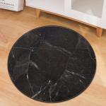 Living Room Circular Entryway Rugs Marble Pattern Office Desk Chair Mat