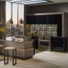 Buy cheap Oak Wood Color Kitchen Cabinet With DTC Drawer And Hinges with switch led from wholesalers