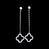 Buy cheap Elegant Cubic Zirconia Drop Earrings Star Shaped Korean Style from wholesalers