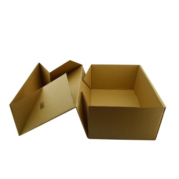 Buy cheap Nature Brown Custom Logo E flute Foldable Carton Box For Packing from wholesalers