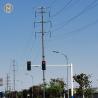 Buy cheap 6M - 7.5M Traffic Light Pole Installing Camera Yellow Green Red Light Pole from wholesalers
