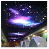 Buy cheap Stretch PVC Ceiling Film Blue Sky Starry Night With Fluorescent Lights from wholesalers