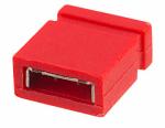 High Precision 2.54mm Colorful Jumper Header Connectors Close Type Gold Plating