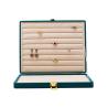 Buy cheap Portable Jewelry Storage Box Customized Green Earrings Stud Earring Box for Travel from wholesalers