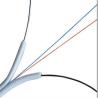 Buy cheap Quality assured with 3 steels messenger 2 cores 4-cores 6 cores outdoor FTTH fiber optic cable from wholesalers