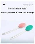 Household Silicone Shower Brush Double Sided Rubber Silicone Cleaning Tools for