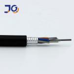 PE jacket Armored Duct Aerial Carble , 12 Core Fiber Optic Cable
