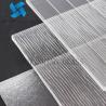Buy cheap Custom Embossed Wall Partition Glass , Water Ripple Glass For Building from wholesalers