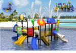 Colorful Aqua Playground Swimming Pool Water Slides
