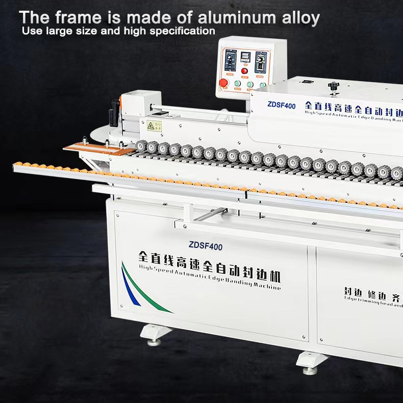Plywood Woodworking Edge Bander With Polishing Motor 220V 50hz