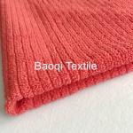 Red solid stripe 100% poly bathroom absorbent water drying wipe,cake towels