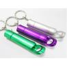 Buy cheap Personalized Anodized Laser Etch Aluminum Keychain Beer Bottle OpenerLED Flashlight, Promotional Key Ring from wholesalers