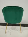 Fashion Flannel 48.5cm 47cm Wrought Iron Dining Chair