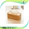 Buy cheap bamboo wood restaurant tissue box from wholesalers