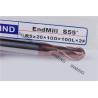 Buy cheap Long Flute Ball Nose End Mill with 100 mm Length 10 mm Dia 0.5 - 0.6 UM Grain Size from wholesalers