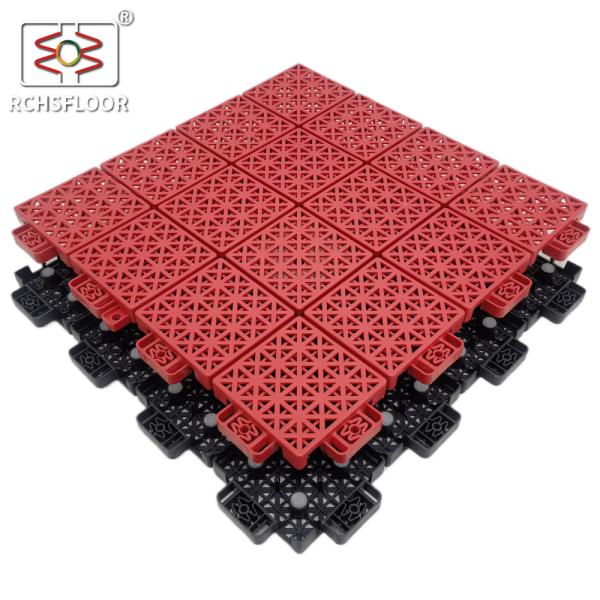Buy cheap Customized PP Outdoor Sports Tiles Skin Textured For Basketball Court from wholesalers
