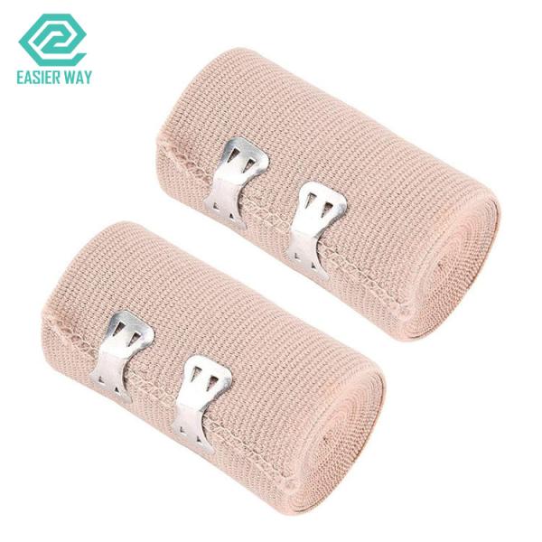 Buy cheap Skin Colored Medical Dressing Tape Gauze Tape High Elastic Compression Bandage With Clips from wholesalers